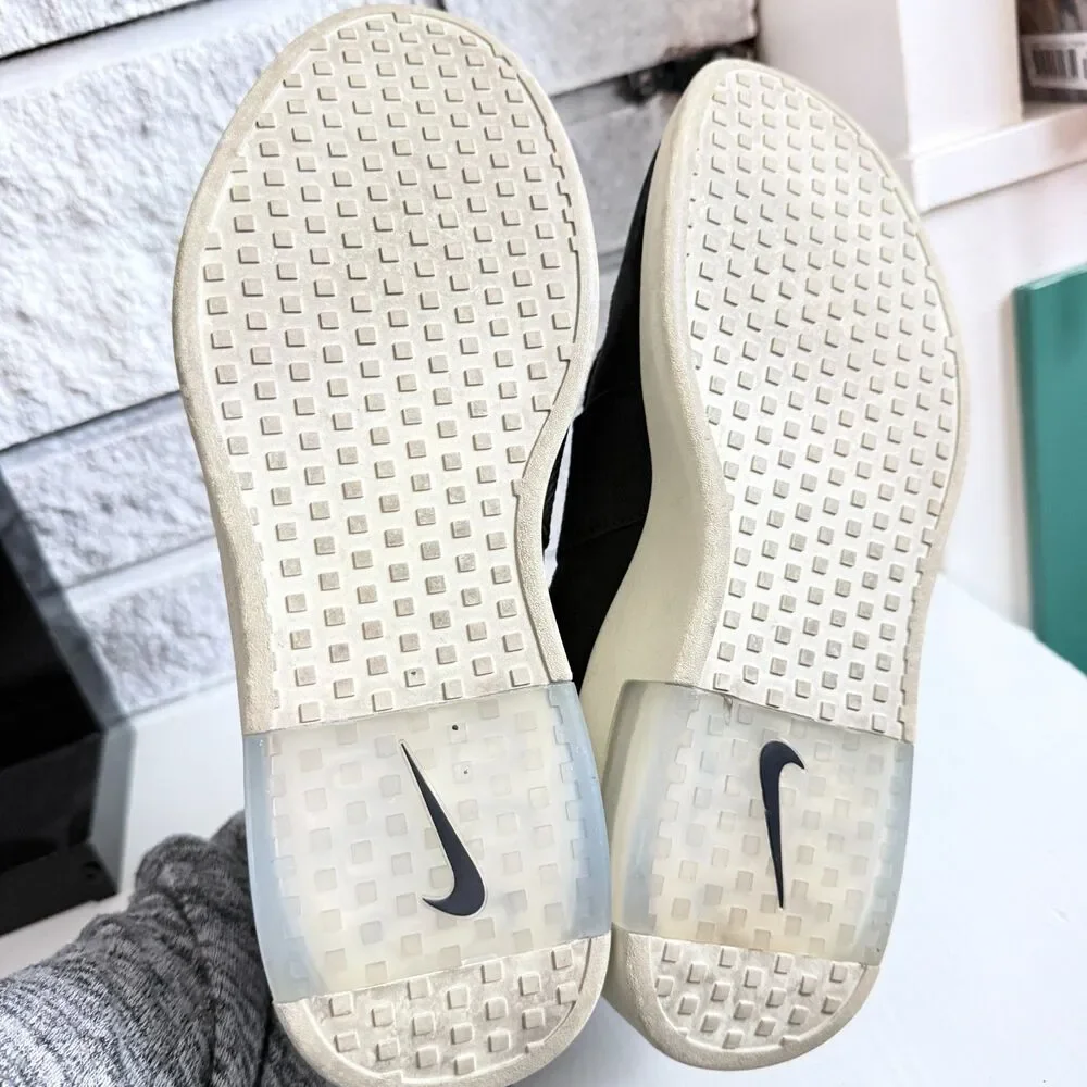 Nike Air 180 Fear of God Black Criss Cross Sneaker Strap Boys Women's Size 5